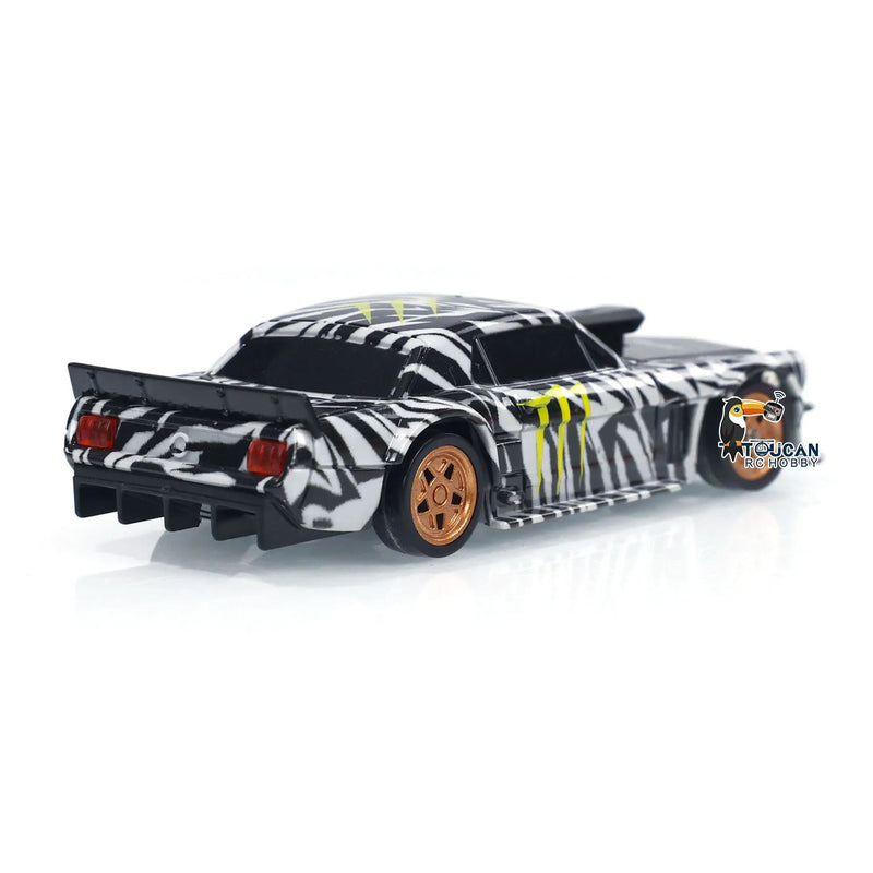 Mini Carros de corrida 1/43 2.4g Rádio Controle Drift Car 4WD alta velocidade para meninos